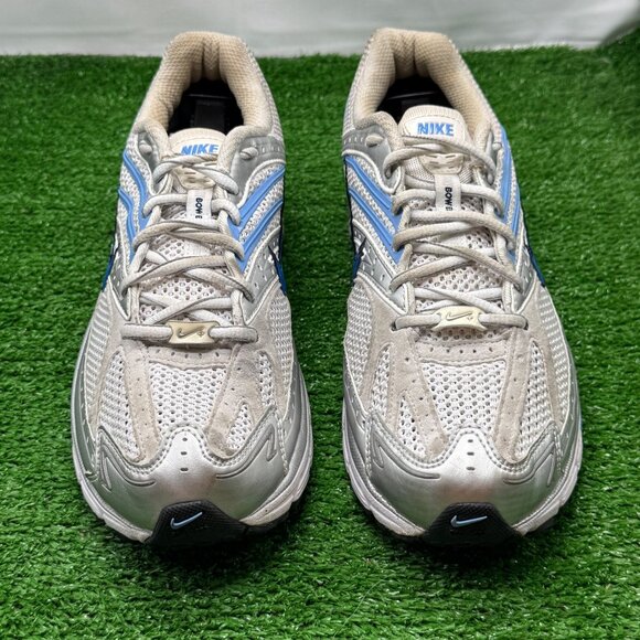 VTG Nike Zoom Elite 4 Running Shoes Women's 10 White Blue Y2K 00s 318069-141 - Picture 3 of 9